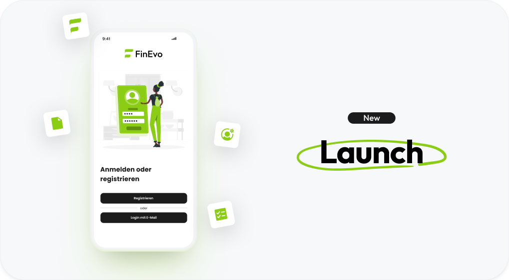 launch image with the text new above the text launch marked in green